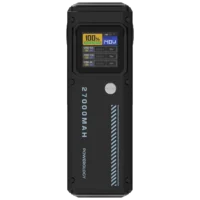 پاوربانک 27000 پاورولوژی مدل Smart Display با بدنه مشکی و نمایشگر هوشمند