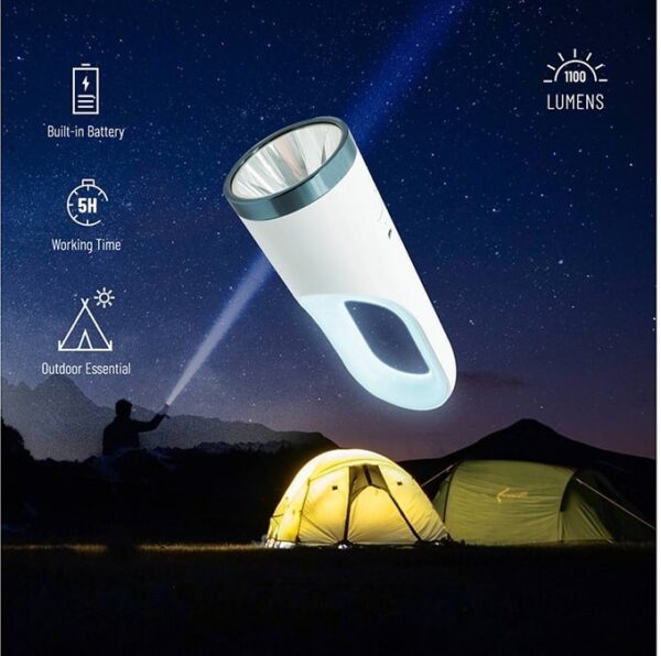 چراغ قوه شارژی پرودو Porodo 2 in 1 Multi-Function