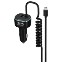 شارژر فندکی 120 وات پاورولوژی Powerology Voltflow GaN Wall Charger PD 140W