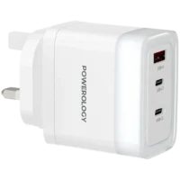 آداپتور شارژ سریع ۶۵ وات پاورولوجی مدل Lunex Series (PD)