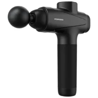 ماساژور تفنگی و عضلانی مدل Porodo Lifestyle Multi-Head Deep Massage Gun Black