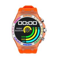 ساعت هوشمند شفاف پرودو Cristallo AP AMOLED Display Orange